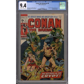 Conan the Barbarian #8 CGC 9.4 (OW-W) *1216933012*