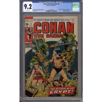 Conan the Barbarian #8 CGC 9.2 (OW) *1216933019*