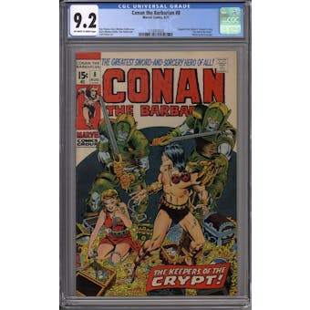Conan the Barbarian #8 CGC 9.2 (OW-W) *1216933020*