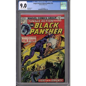 Jungle Action & Black Panther #16 CGC 9.0 (W) *1217022003*