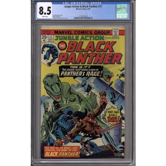 Jungle Action & Black Panther #17 CGC 8.5 (W) *1217022016*