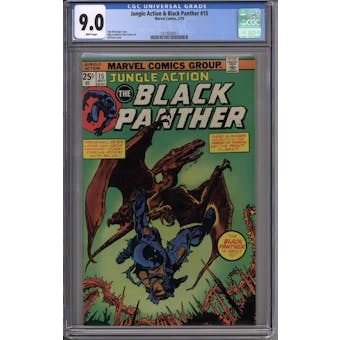 Jungle Action & Black Panther #15 CGC 9.0 (W) *1217022017*