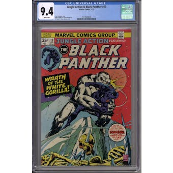 Jungle Action & Black Panther #13 CGC 9.4 (W) *1217022018*