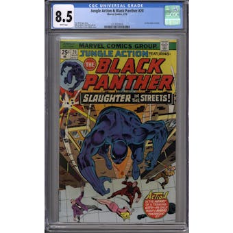 Jungle Action & Black Panther #20 CGC 8.5 (W) *1217023019*