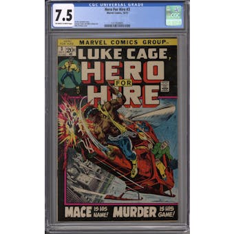 Hero For Hire #3 CGC 7.5 (OW-W) *1217024001*
