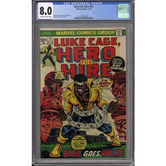 Hero For Hire #15 CGC 8.0 (OW-W) *1217024013*