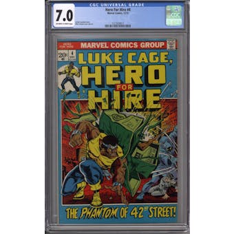 Hero For Hire #4 CGC 7.0 (OW-W) *1217024017*