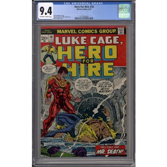 Hero For Hire #10 CGC 9.4 (OW-W) *1217024020*