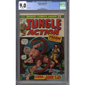 Jungle Action #7 CGC 7.5 (W) *1217024008*