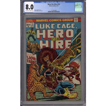 Hero For Hire #13 CGC 8.0 (OW-W) *1217025006*
