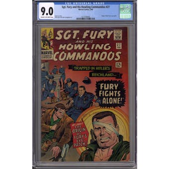 Sgt. Fury and His Howling Commandos #27CGC 9.0 (C-OW) *1217530005*
