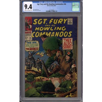 Sgt. Fury and His Howling Commandos #46 CGC 9.4 (C-OW) *1217530007*