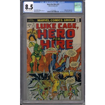 Hero For Hire #12 CGC 8.5 (OW-W) *1217532004*