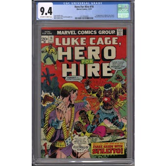 Hero For Hire #16 CGC 9.4 (OW-W) *1217532005*