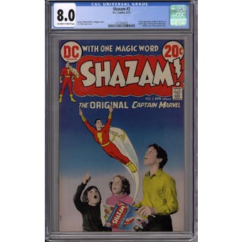 Shazam #2 CGC 8.0 (OW-W) *1217532025*