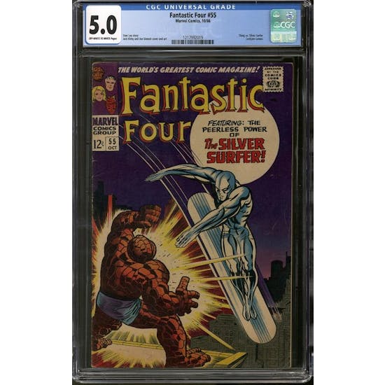 Fantastic Four #55 CGC 5.0 (OW-W) *1217992019*