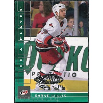 2001/02 BAP Memorabilia NHL All-Star Fantasy Emerald #11 Shane Willis 1/1