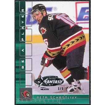 2001/02 BAP Memorabilia NHL All-Star Fantasy Emerald #120 Petr Schastlivy 1/1