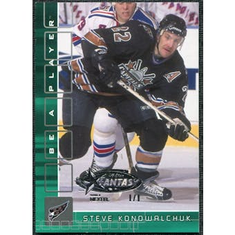 2001/02 BAP Memorabilia NHL All-Star Fantasy Emerald #189 Steve Konowalchuk 1/1