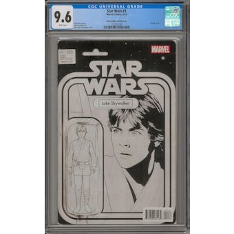 Star Wars #1  Action Figure Sketch Cover CGC 9.6 (W) *1218221001*