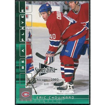 2001/02 BAP Memorabilia Chicago Sportsfest Emerald #273 Eric Chouinard 1/1