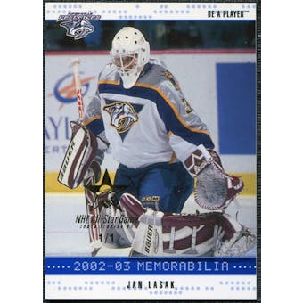 2002/03 BAP Memorabilia NHL All-Star Fantasy Sapphire #60 Jan Lasak 1/1