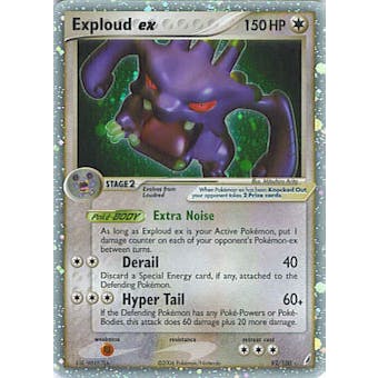 Pokemon Crystal Guardians Single Exploud ex 92/100