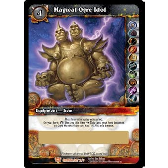 World of Warcraft WoW Crown of the Heavens Single Magical Ogre Idol UNSCRATCHED Loot Card