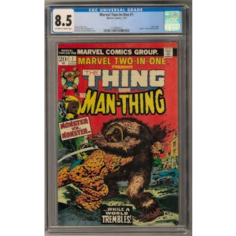 Marvel Two-In-One #1 CGC 8.5 (OW-W) *1218893012*