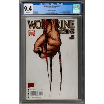 Wolverine Origins #10 CGC 9.4 (W) Dealer Incentive *1219622007*