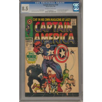 Captain America #100 CGC 8.5 (OW-W) *1219804012*