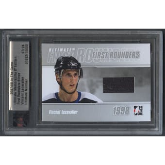 2007/08 ITG Ultimate Memorabilia #18 Vincent Lecavalier First Rounders Jersey #07/24