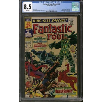 Fantastic Four Annual #5 CGC 8.5 (W) *1221271004*