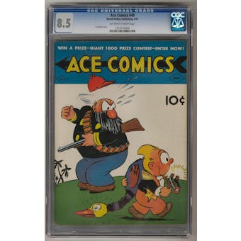 Ace Comics #49 CGC 8.5 (OW-W) *1223150004*