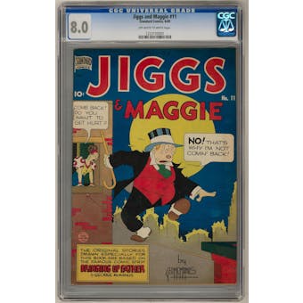Jiggs and Maggie #11 CGC 8.0 (OW-W) *1223150005*