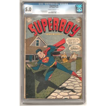 Superboy #3 CGC 5.0 (C-OW) *1223701006*