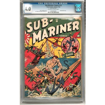 Sub-Mariner Comics #10 CGC 4.0 (OW-W) *1223702001*