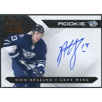 2010/11 Panini Luxury Suite #165 Nick Spaling Autograph Rookie /499