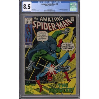 Amazing Spider-Man #93 CGC 8.5 (OW-W) *1225033002*