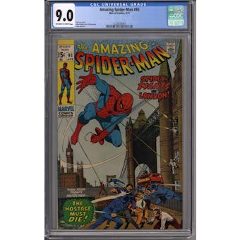 Amazing Spider-Man #95 CGC 9.0 (OW-W) *1225033003*
