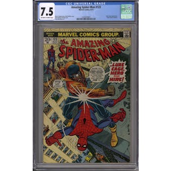 Amazing Spider-Man #123 CGC 7.5 (OW-W) *1225033007*