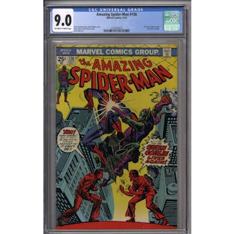 Amazing Spider-Man #136 CGC 9.0 (OW-W) *1225033012*