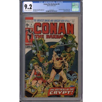 Conan the Barbarian #8 CGC 9.2 (OW-W) *1225033016*