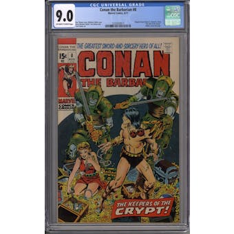 Conan the Barbarian #8 CGC 9.0 (OW-W) *1225033017*