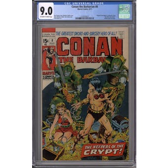 Conan the Barbarian #8 CGC 9.0 (OW-W) *1225033021*