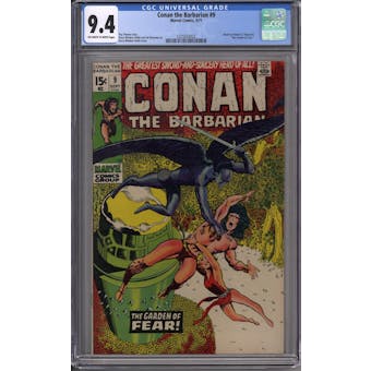 Conan the Barbarian #9 CGC 9.4 (OW-W) *1225033022*