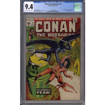 Conan the Barbarian #9 CGC 9.4 (OW-W) *1225033024*