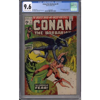 Conan the Barbarian #9 CGC 9.6 (OW-W) *1225034001*
