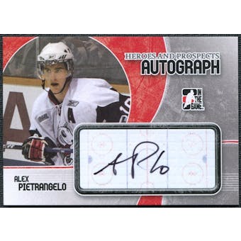 2007/08 In the Game ITG Heroes and Prospects Autographs #AAP Alex Pietrangelo Autograph