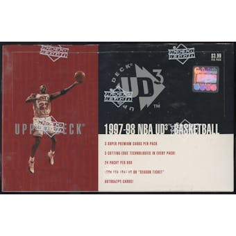 1997/98 Upper Deck UD3 Basketball Prepriced Box